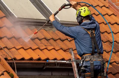 Démoussage et hydrofuge de toiture à Galan
